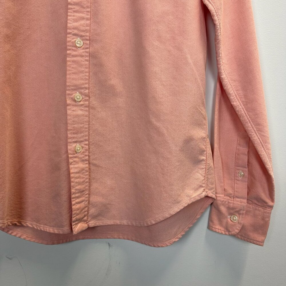 Rugby Ralph Lauren OCBD Button Down Shirt Orange Size 2 - Picture 7 of 13